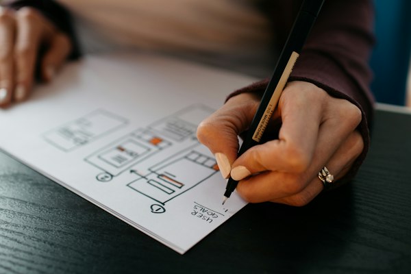 Wireframe sketching